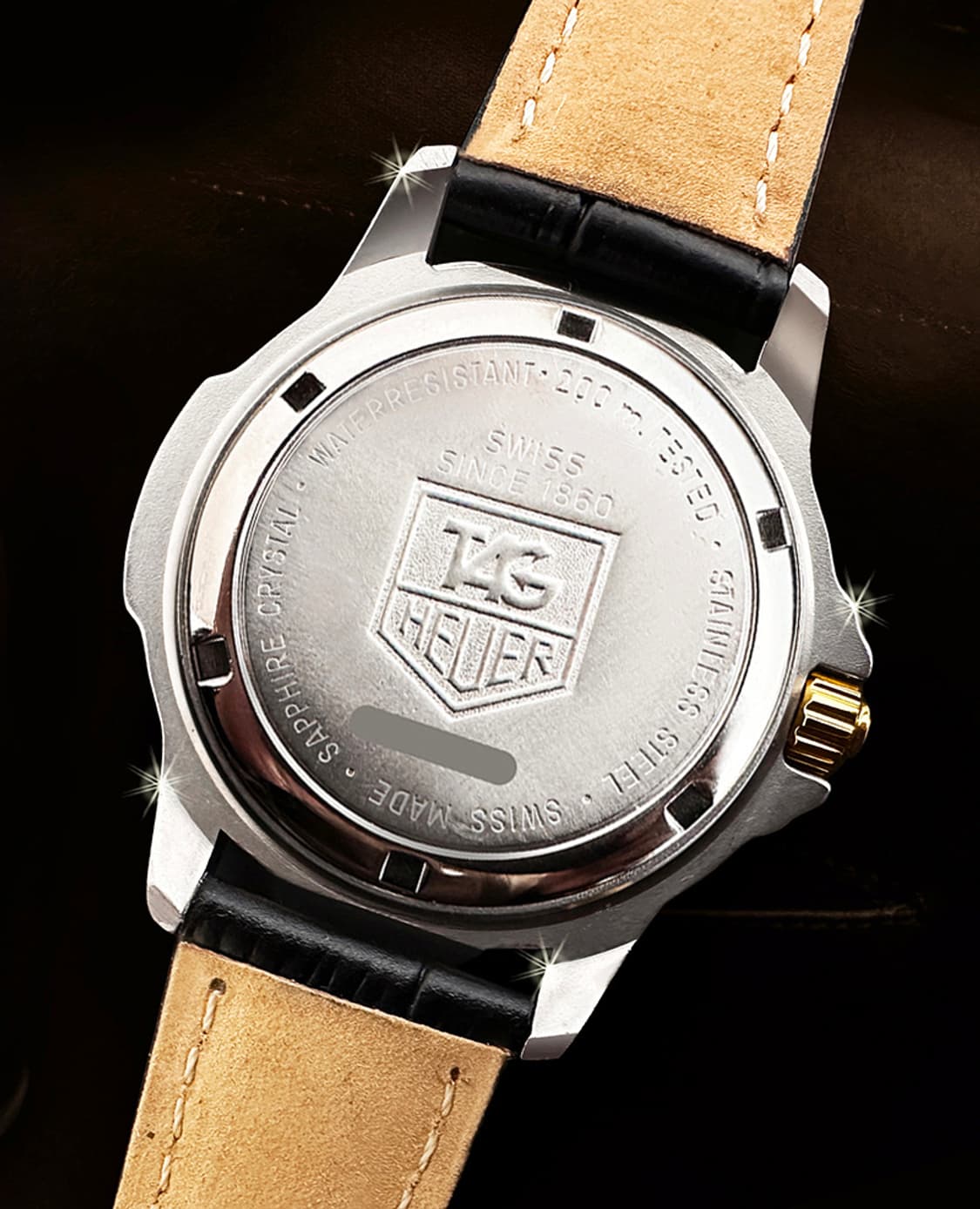 태그호이어 빈티지 프로패셔널 200M  블랙판 남성 콤비 시계 상품이미지7