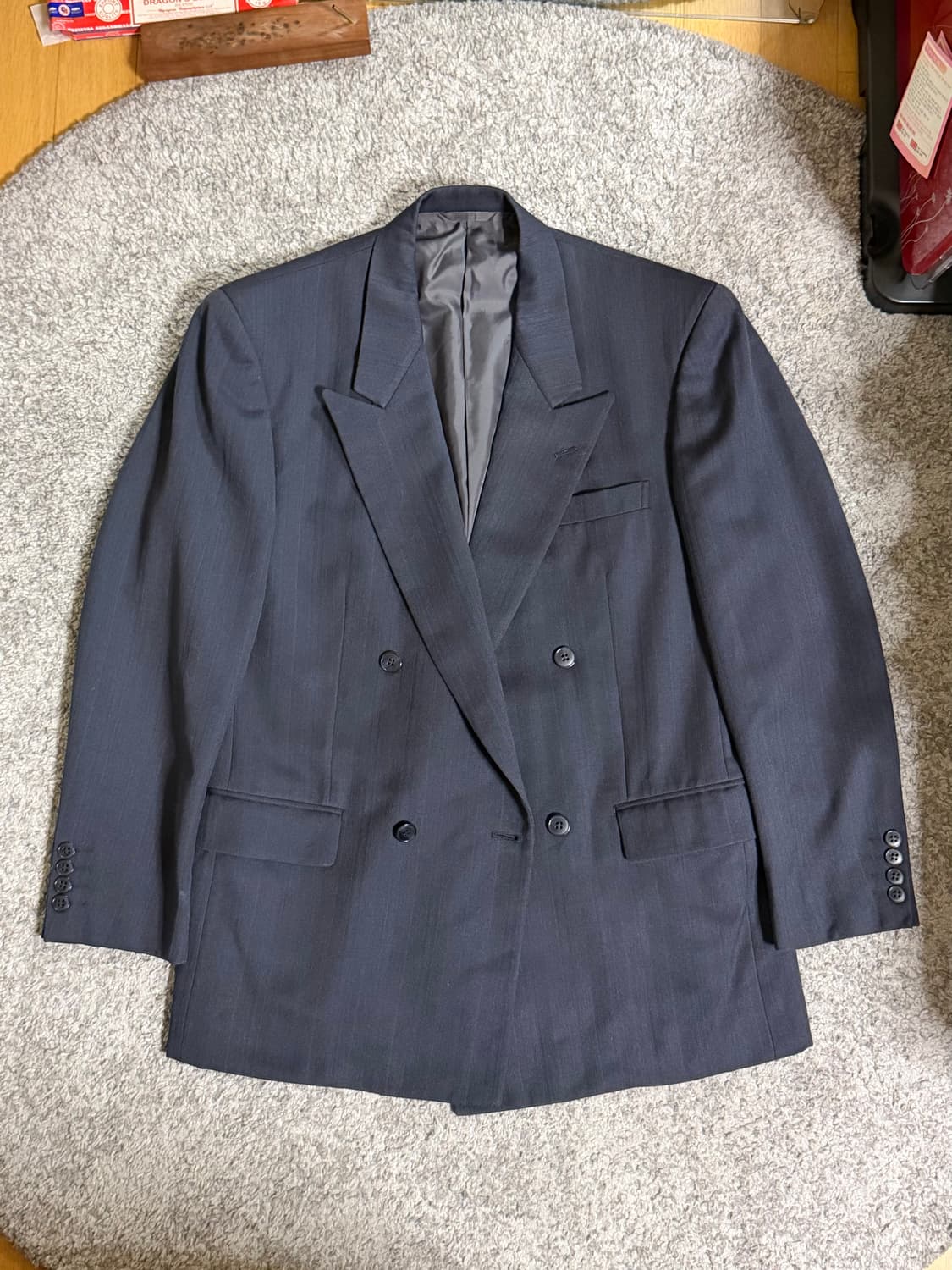 90s 디올 피크드라펠 더블 블레이저 상품이미지1