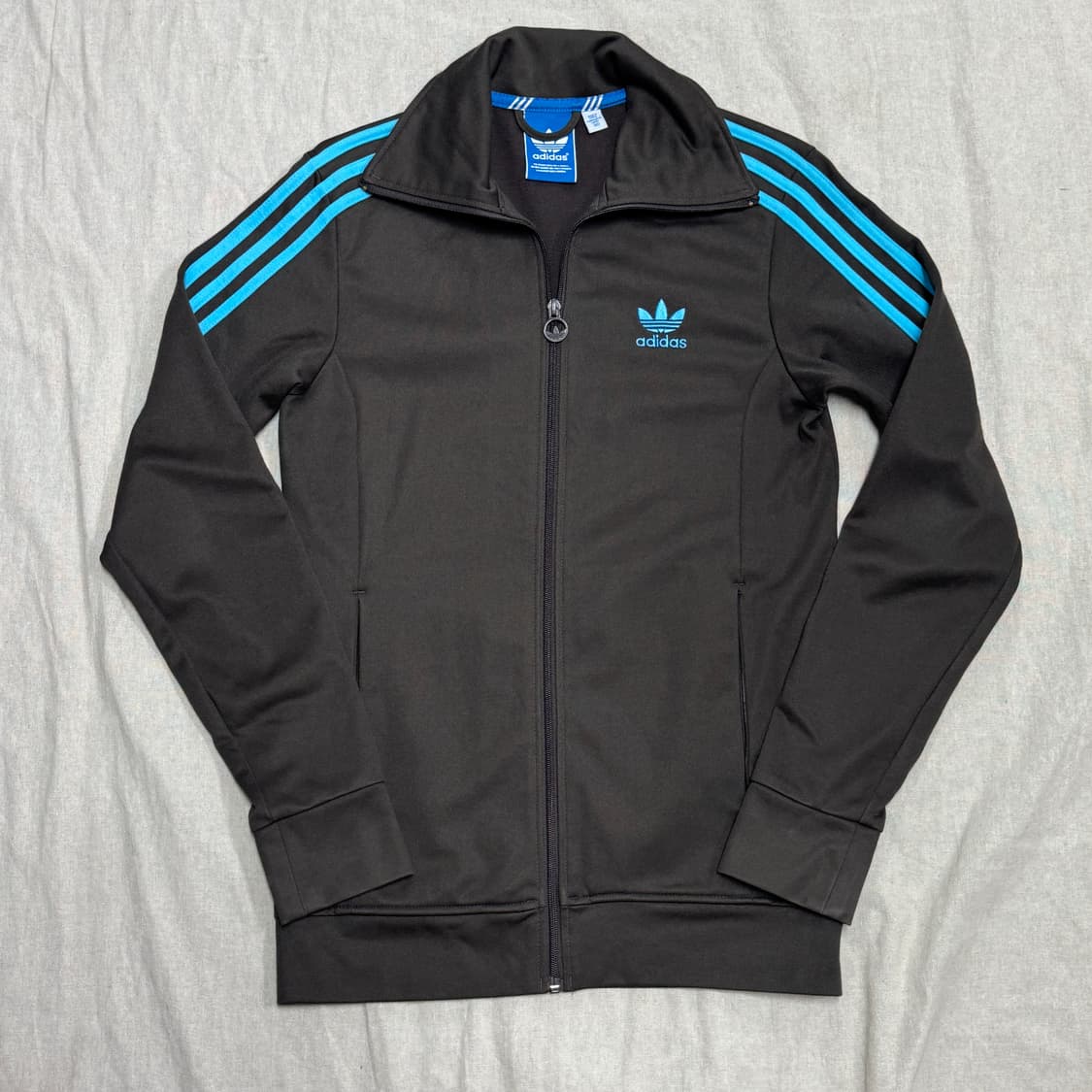 아디다스 유로파 카키 소라 배색 트랙탑 져지 90 상품이미지1