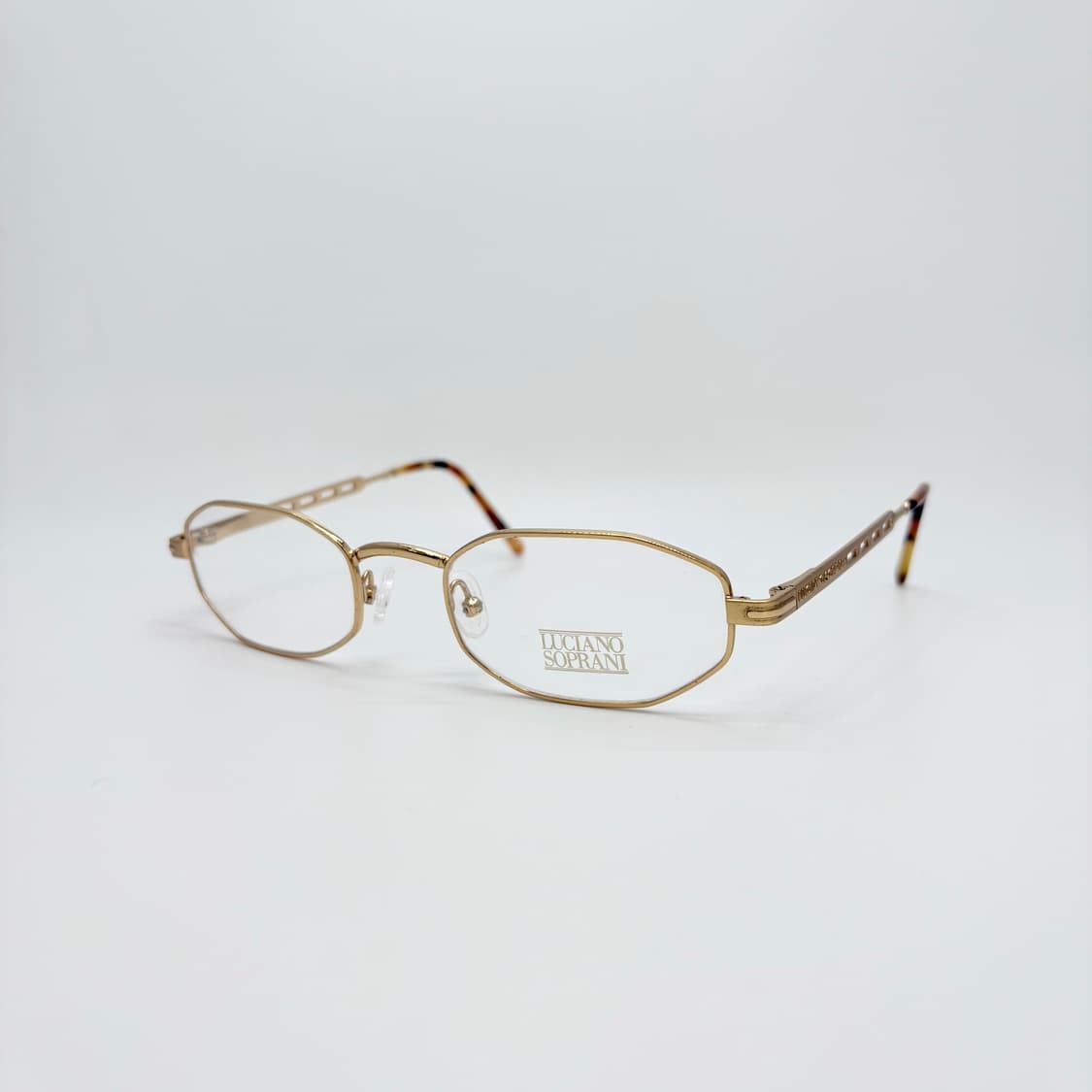 LUCIANO SOPRANI 골드 메탈 빈티지 안경 상품이미지1