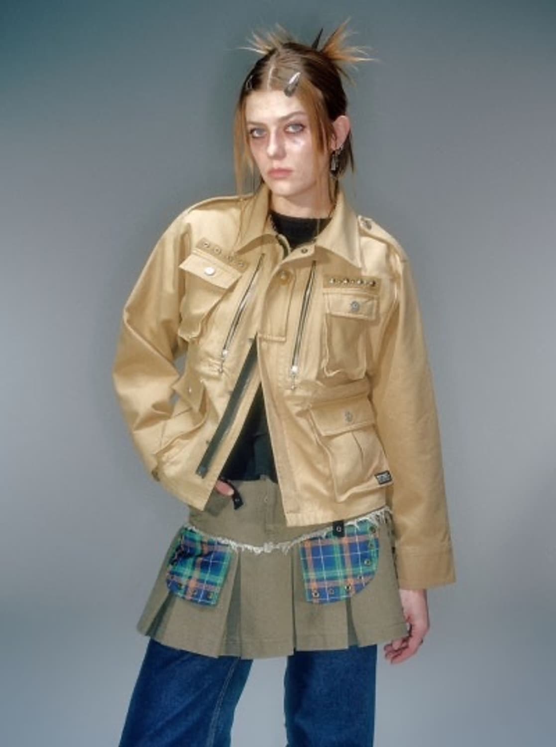 베이컨트 아카이브 WOMEN DALOT SAFARI JACKET BEIG 상품이미지1