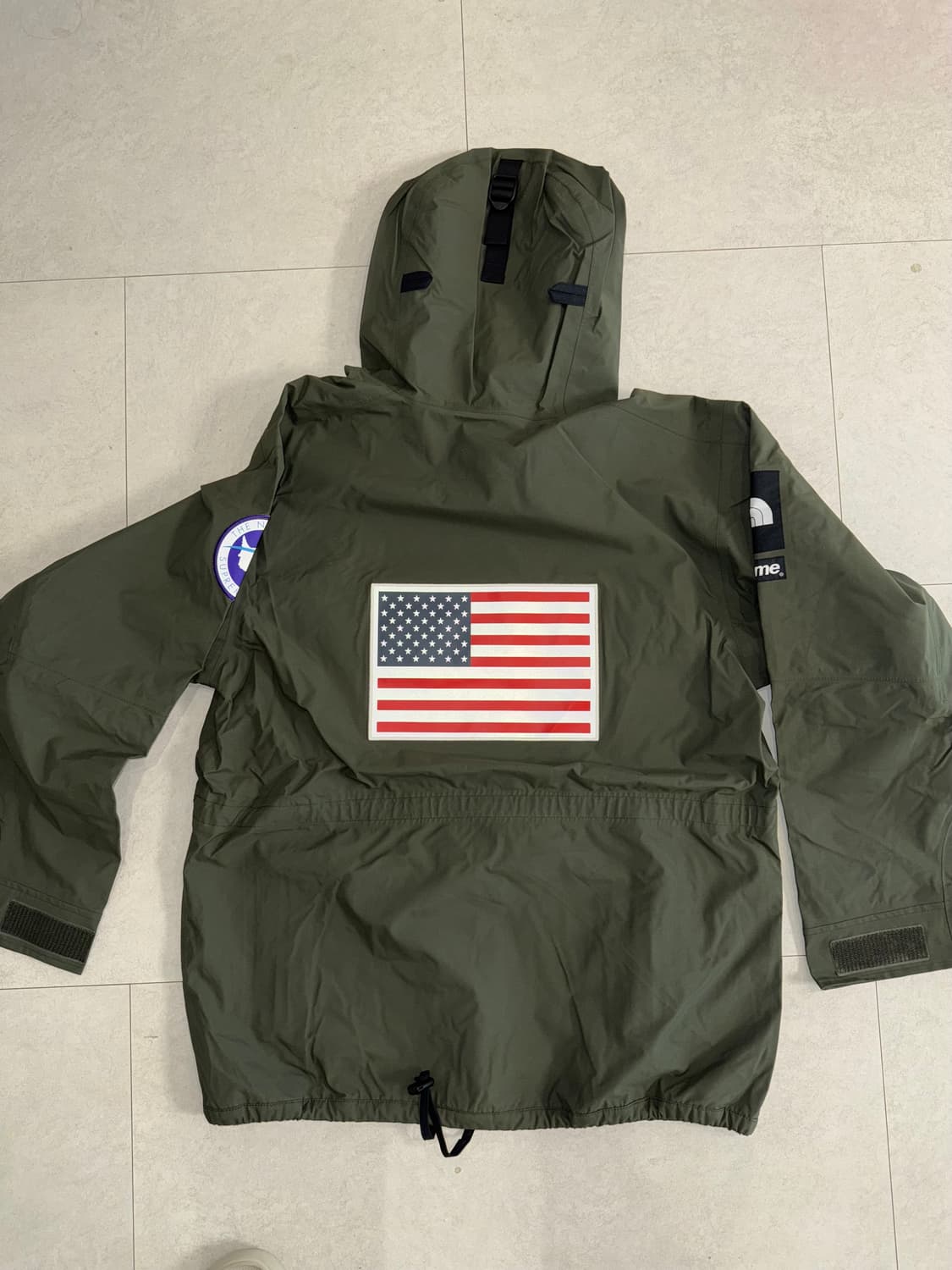 (XL) 노스페이스x슈프림 성조기 아노락 자켓 상품이미지2