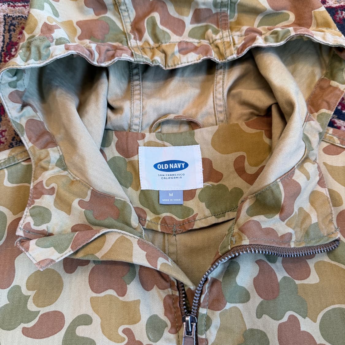 올드 네이비 덕카모 후드 집업 자켓 [ 95 ] 상품이미지5