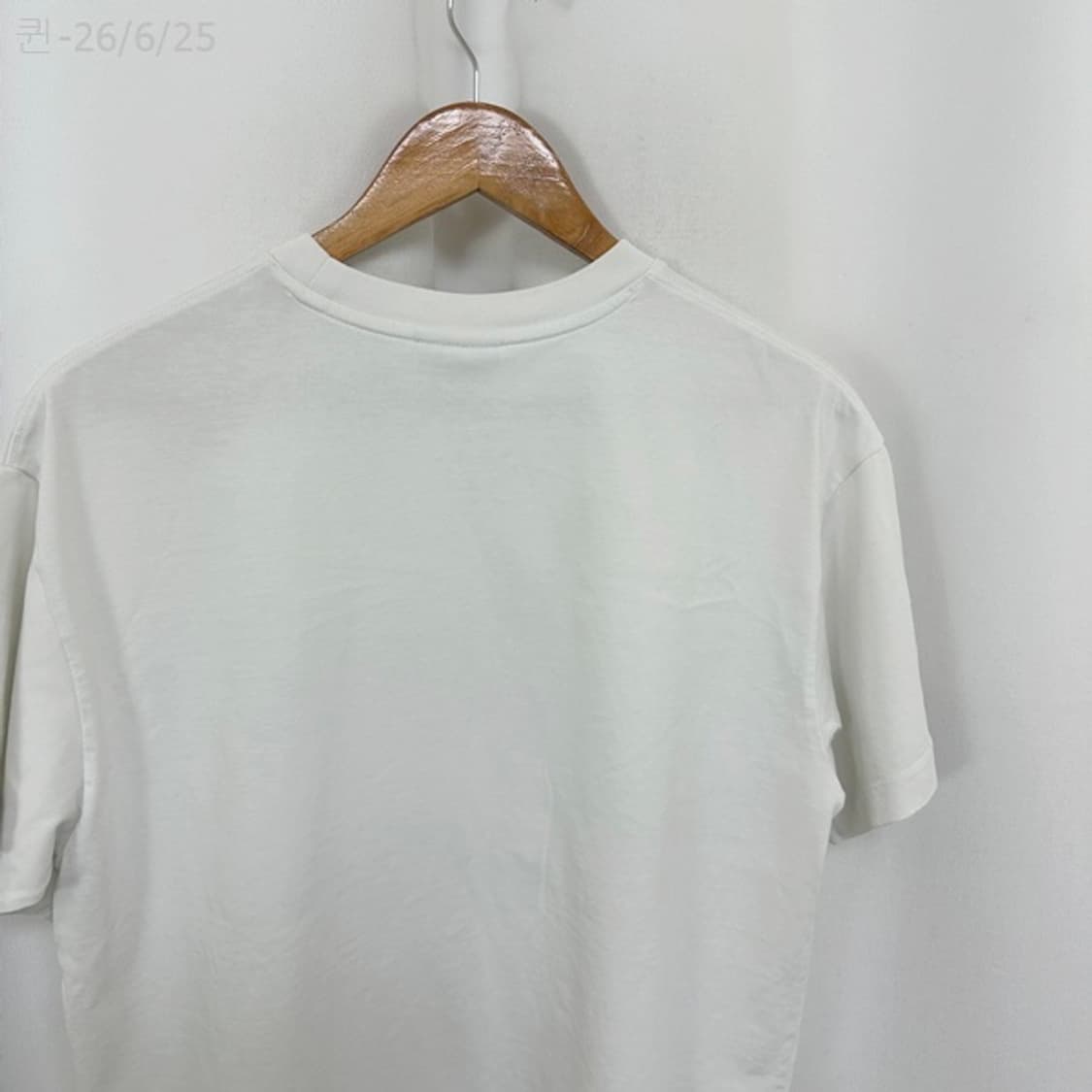 GAINSBORO 여자 면 반팔티 화이트 S 상품이미지9