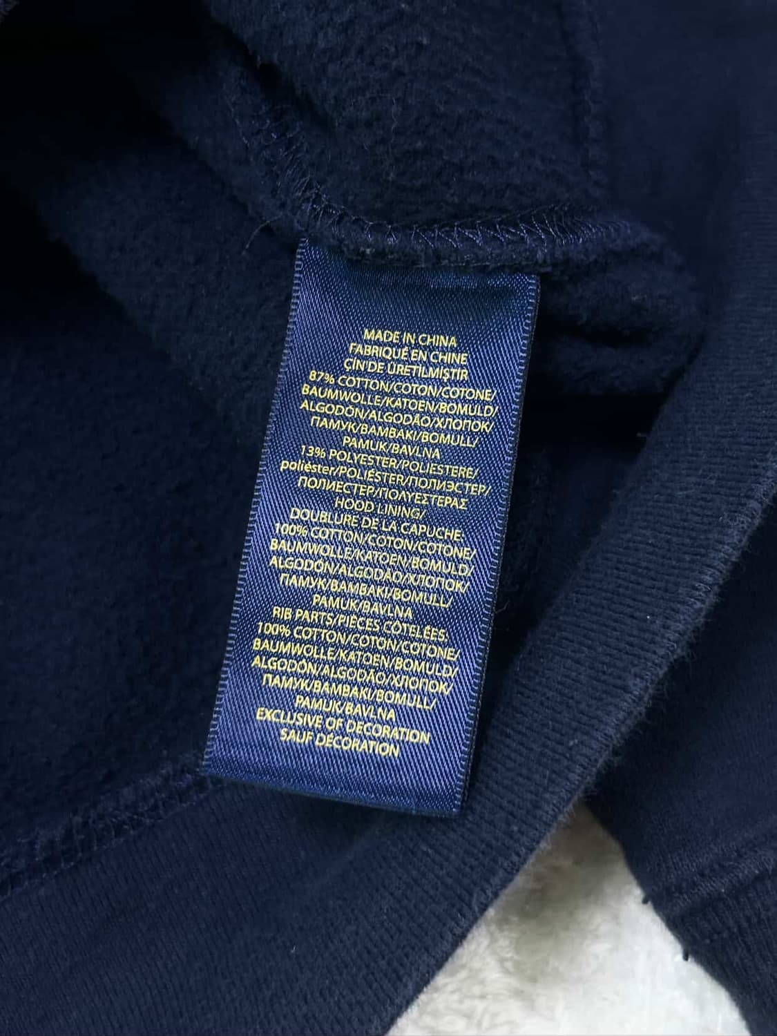 폴로 레드포니 네이비 후드집업 상품이미지8