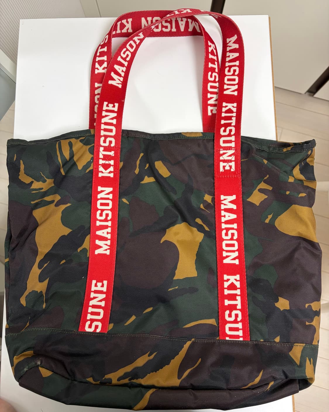 메종 키츠네& 이스트팩 콜라보 토트백 상품이미지5