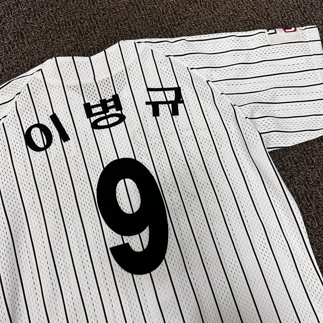 LG twins 엘지트윈스 야구 유니폼 스트라이프 화이트 105(XL) 상품이미지7