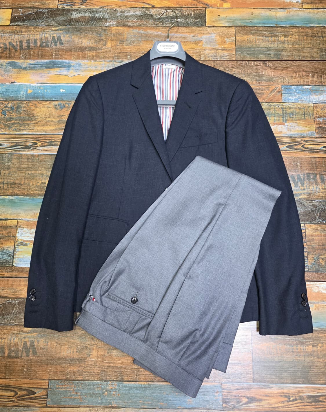 (새상품) 톰브라운 콤비 세트 / 자켓 2 팬츠 1 상품이미지1