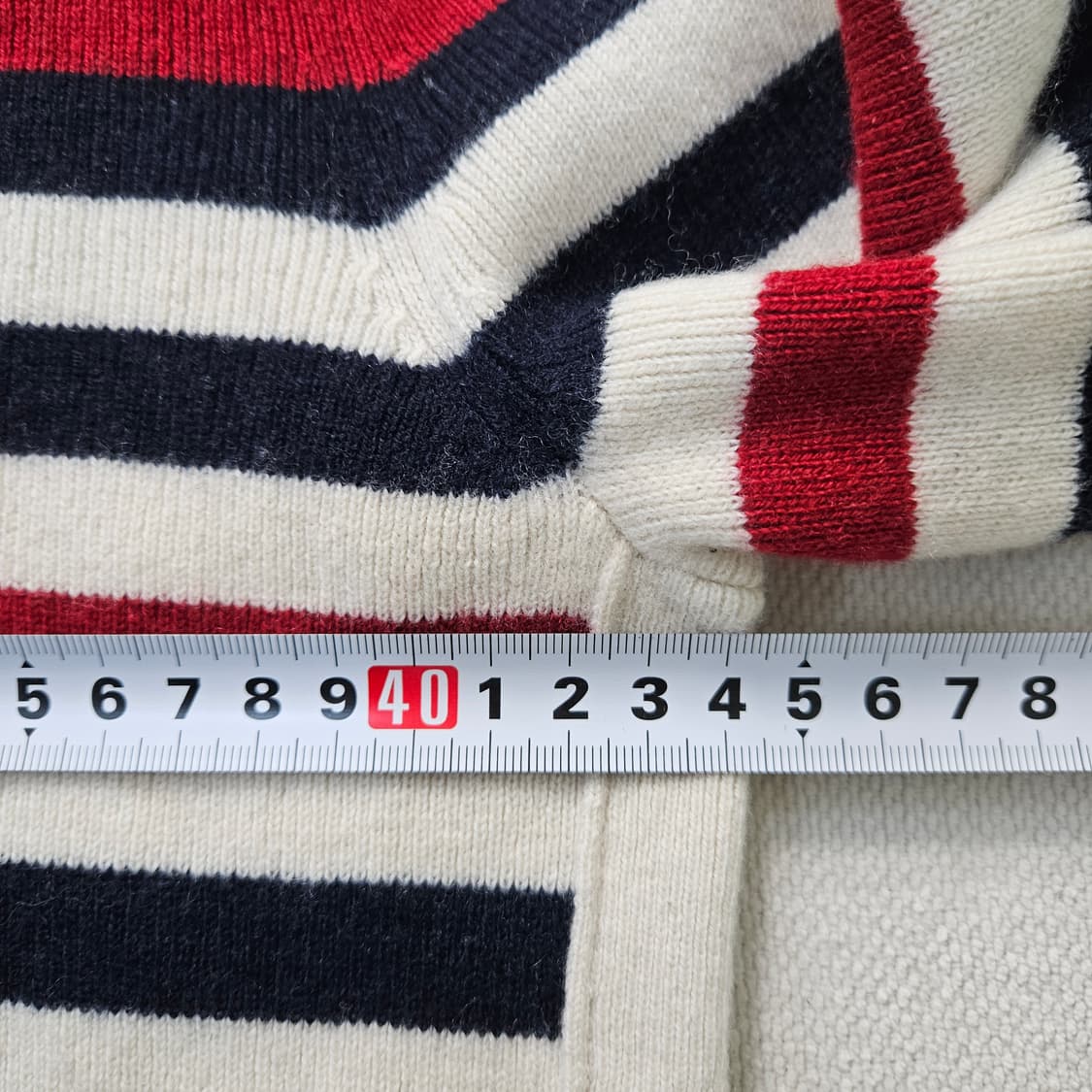 90 헤지스 여성 스트라이프 니트 0317Y 상품이미지5