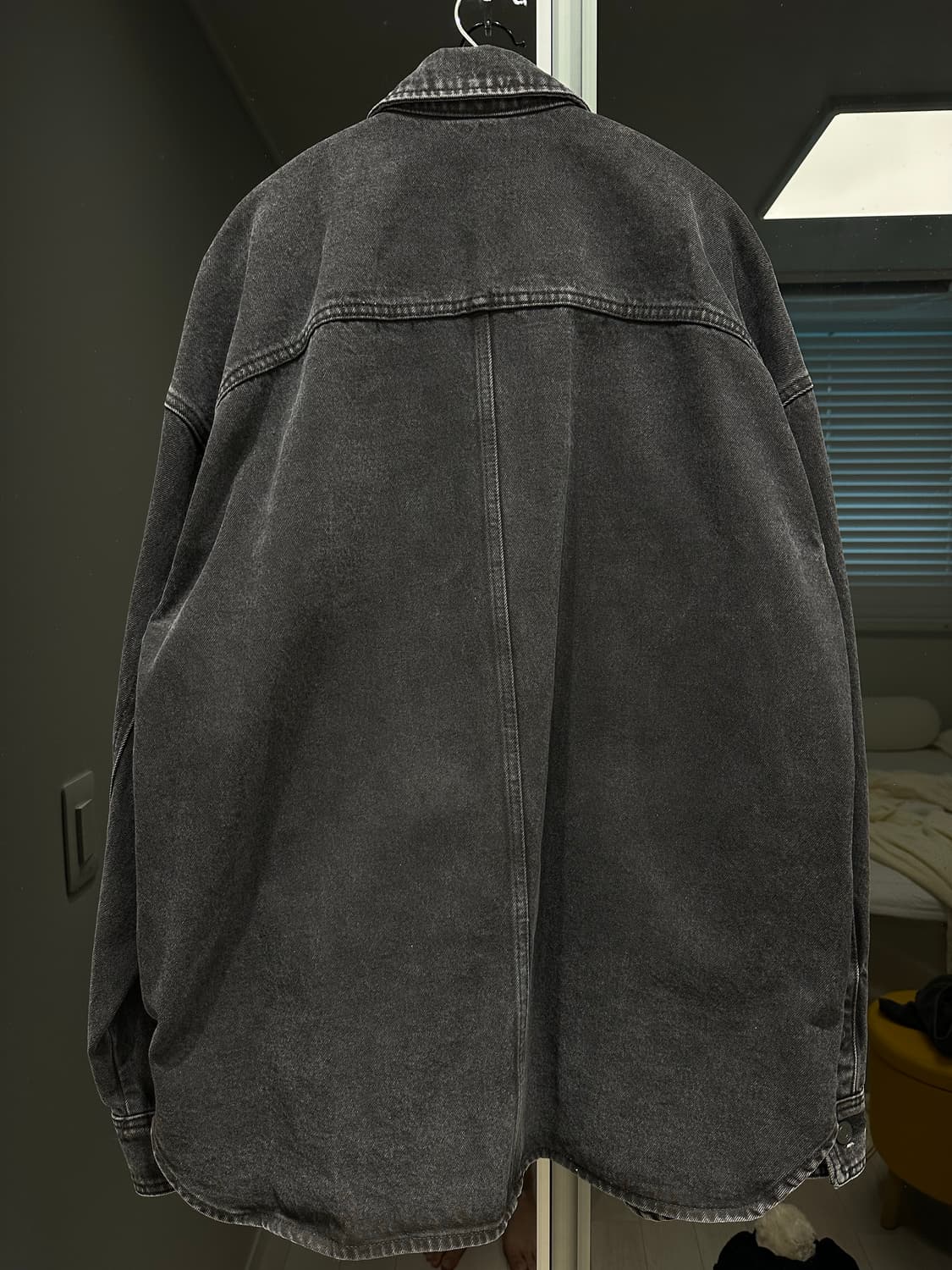 [46/XL] 준지 데님 오버셔츠(흑청) 상품이미지2