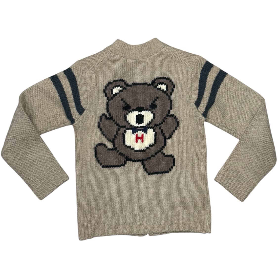 히스테릭 글래머 아카이브 퍽베어 울 100% 니티드 자켓 상품이미지1