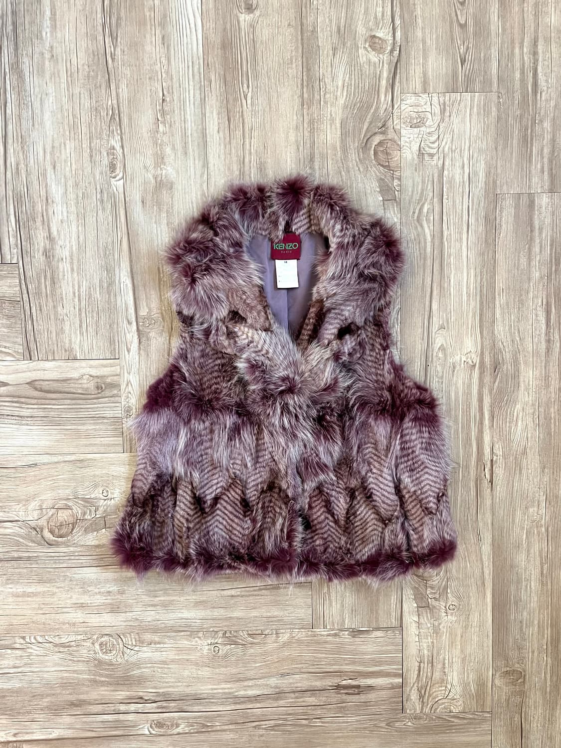 KENZO 라벤더 토끼퍼 베스트 상품이미지1