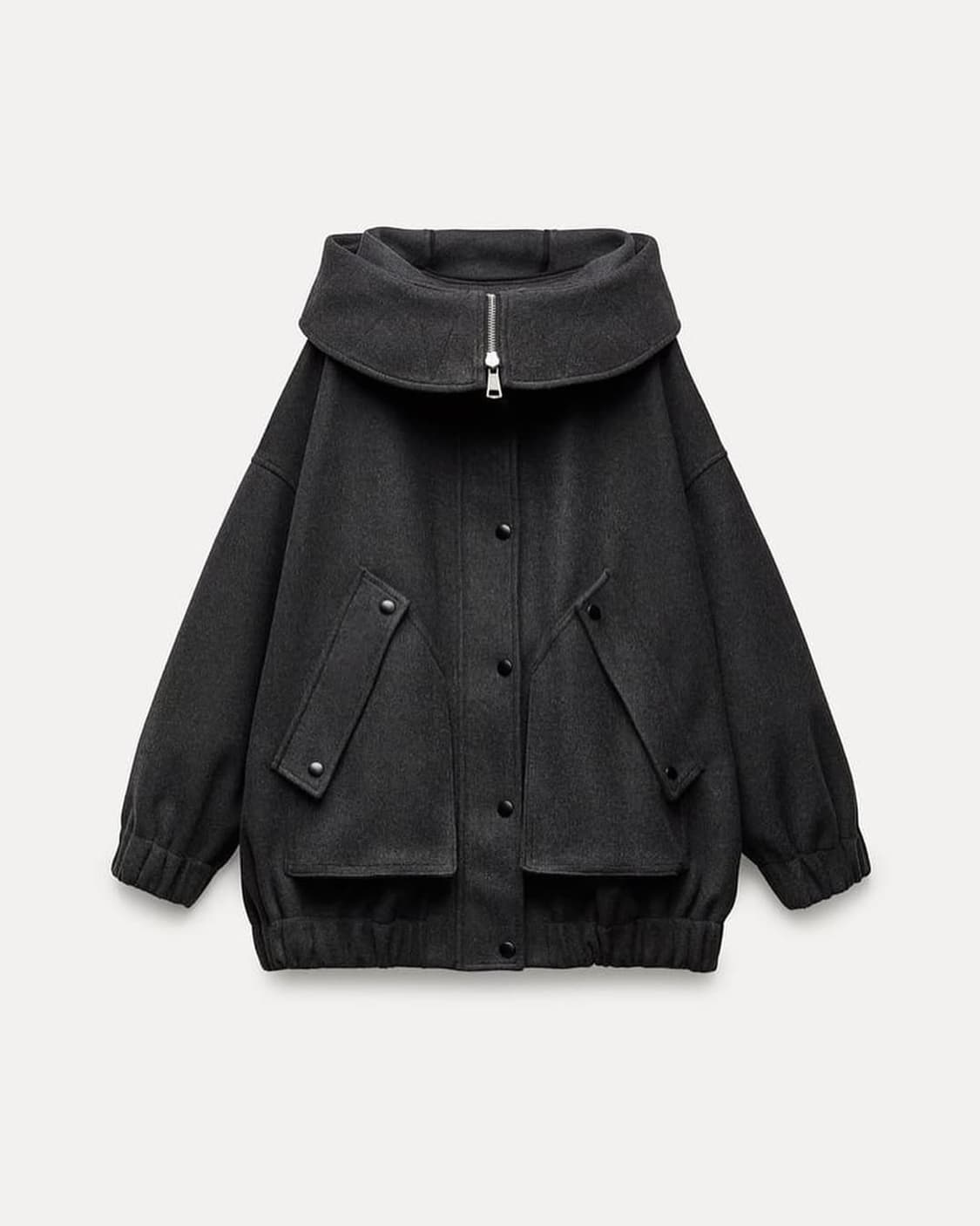 자라 ZW 컬렉션 리본 오버사이즈 코트 상품이미지6