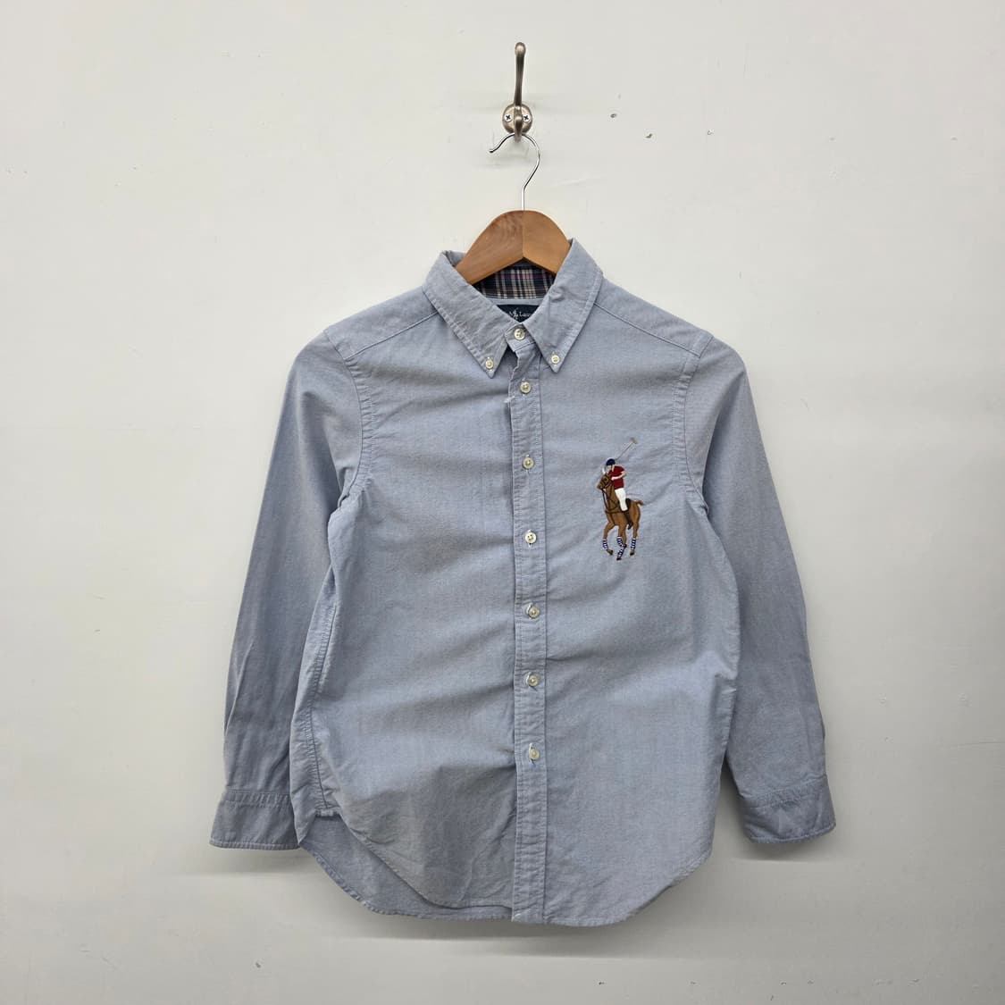폴로 랄프로렌 셔츠 하늘색 빅포니 자수 여m 상품이미지1