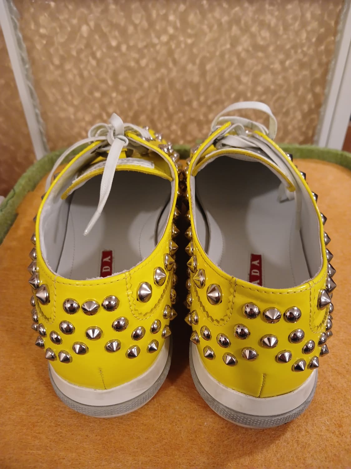 프라다 정품 여성 스니커즈 38 사이즈 상품이미지4