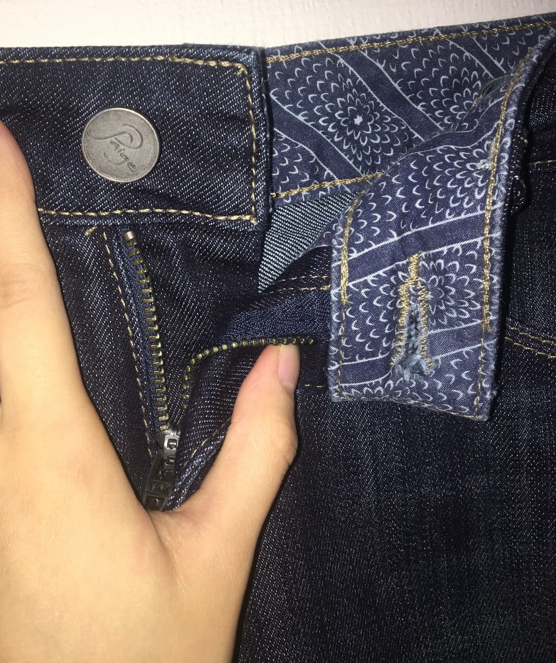 Paige Laurel Canyon 부츠컷 사이즈 24 다크워시 상품이미지4