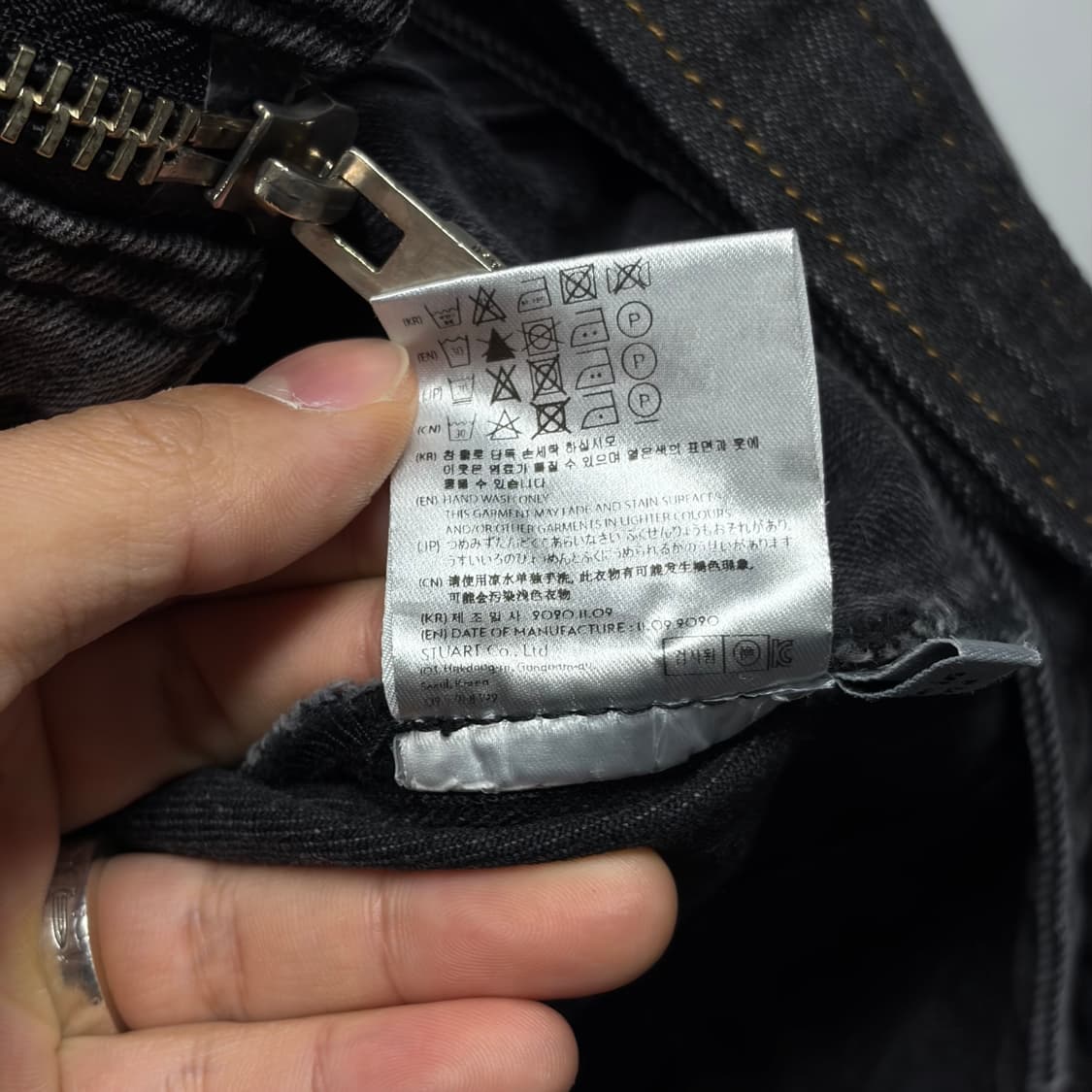 엔더슨벨 바이커 데님자켓 상품이미지5