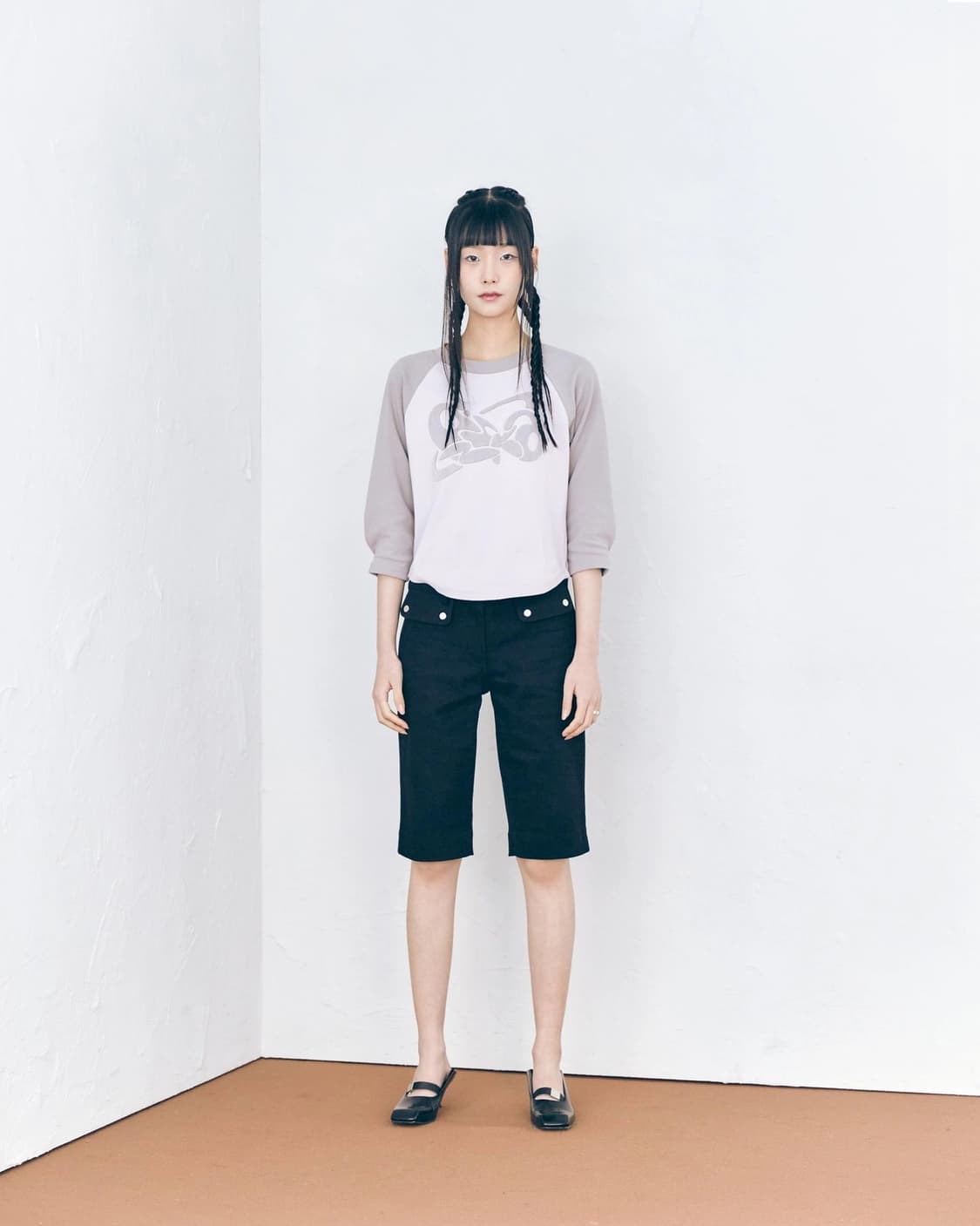 [onska] 온스카 PRINT RAGLAN T-SHIRT 래글런 티셔츠 상품이미지5