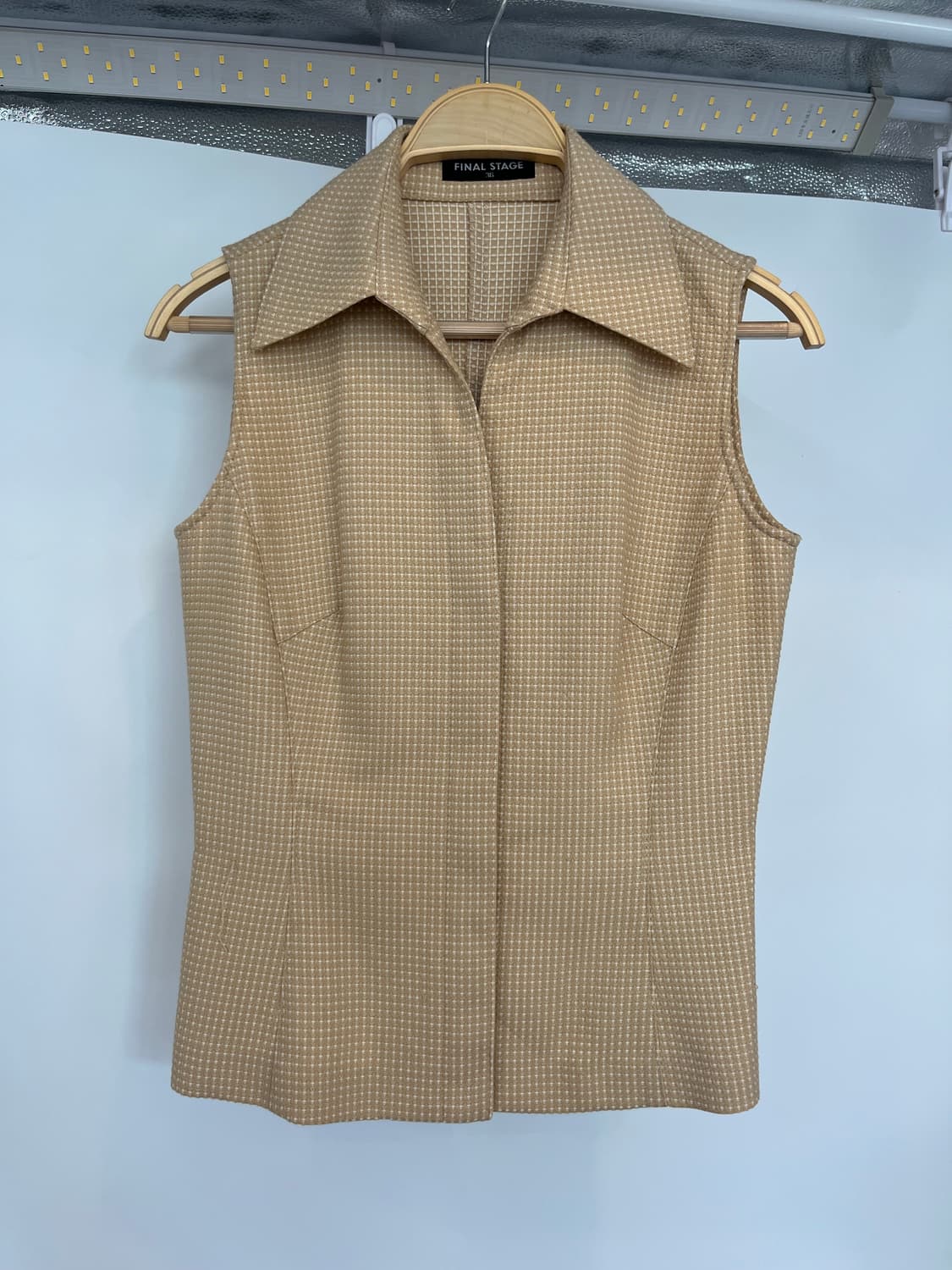 베이지 셔츠 나시 상품이미지1