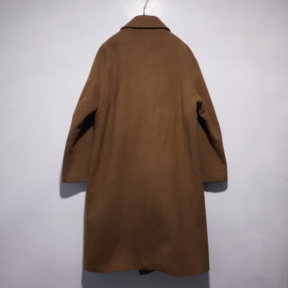 실측 L) 인사일런스 X 분트 더블 울 캐시미어 블렌드 코트 자켓 카멜 상품이미지8