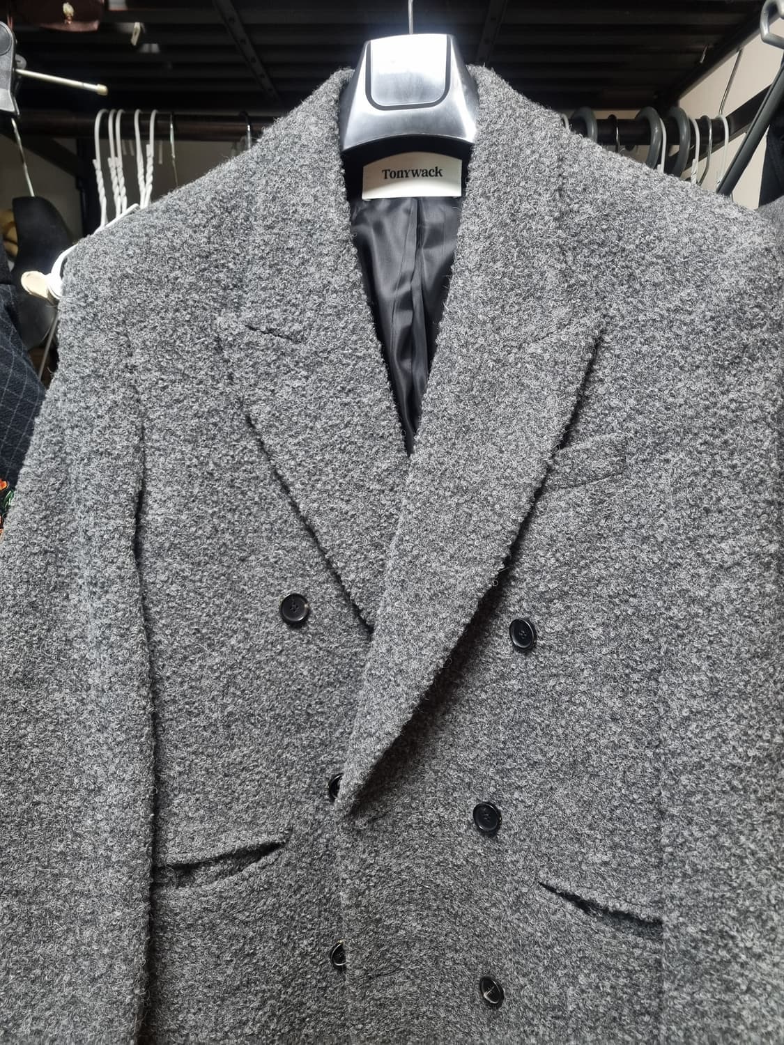 토니웩 울앤알파카 더블 코트 새상품 상품이미지4