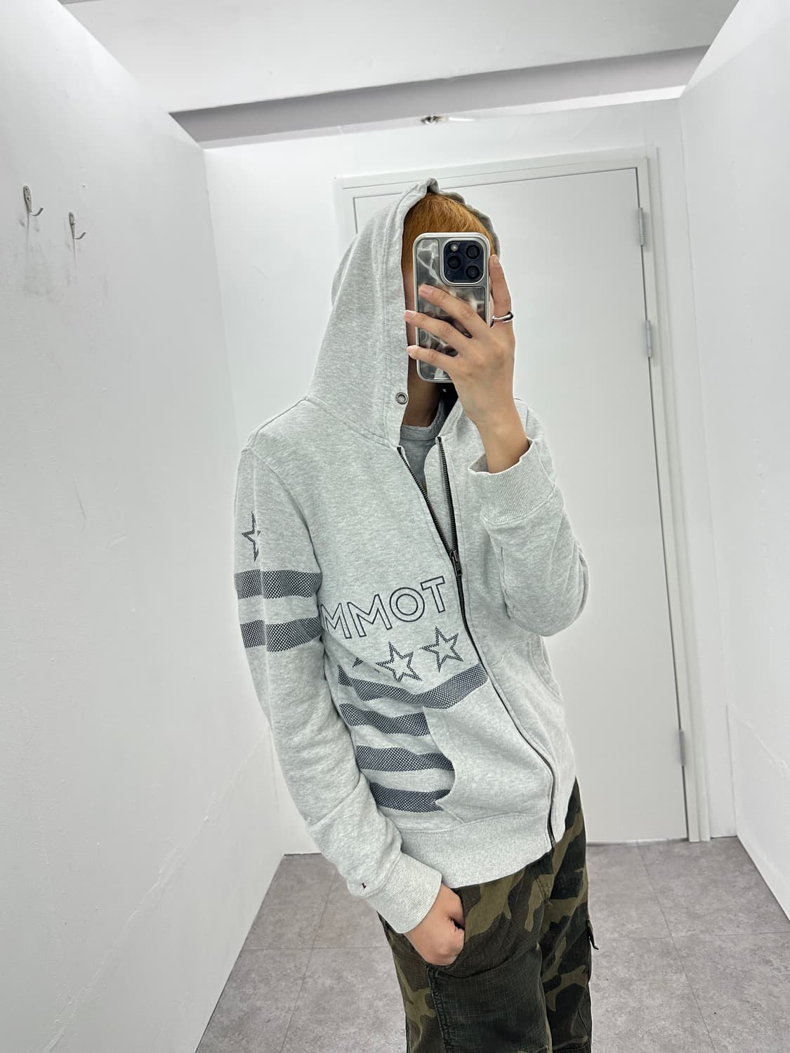 TOMMY HILFIGER star printing hood zip up 상품이미지3