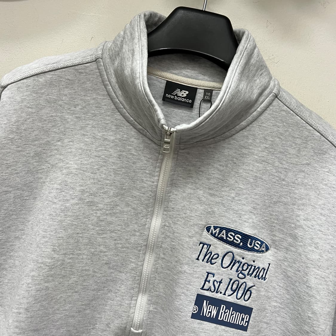 뉴발란스 UNI 반집업 맨투맨 2XL 상품이미지3