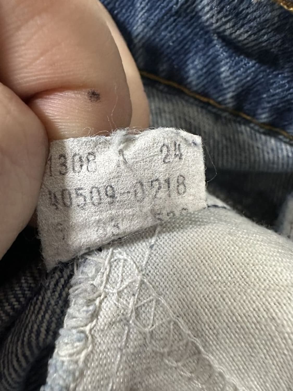 [31인치] LEVI'S 리바이스509 80s USA 빈티지 오렌지탭 상품이미지7