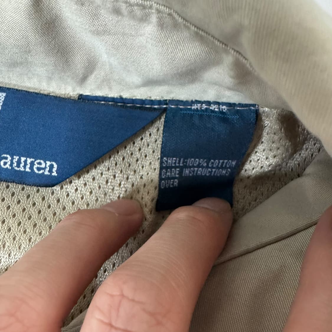 폴로 랄프로렌 베이지 스윙톱 자켓 상품이미지5