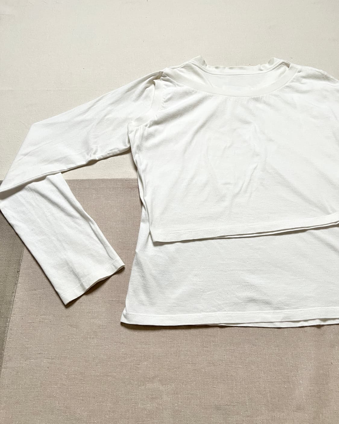 메종 마르지엘라 mm6 레이어드 롱슬리브 티셔츠 margiela 상품이미지4