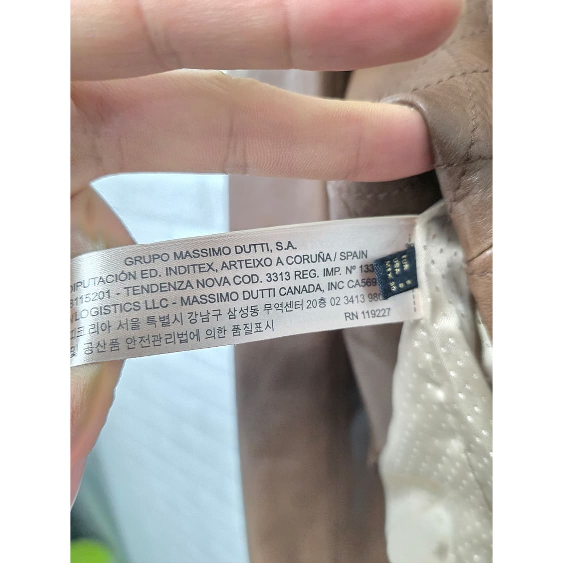 택포) 마시모두띠 가죽 자켓 S 상품이미지2