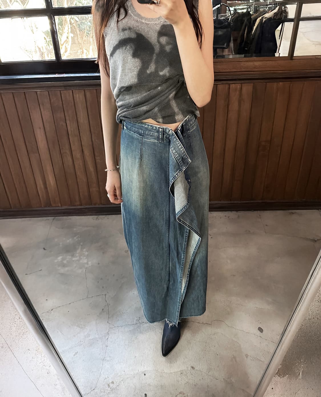 MM6 MAISON MARGIELA denim skirt 상품이미지1