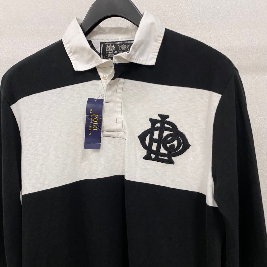 폴로 랄프로렌 신형 건흰 럭비 니트 티셔츠 상품이미지3