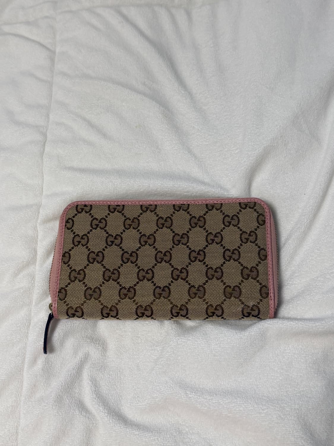 구찌 정품 장지갑 핑크 상품이미지1