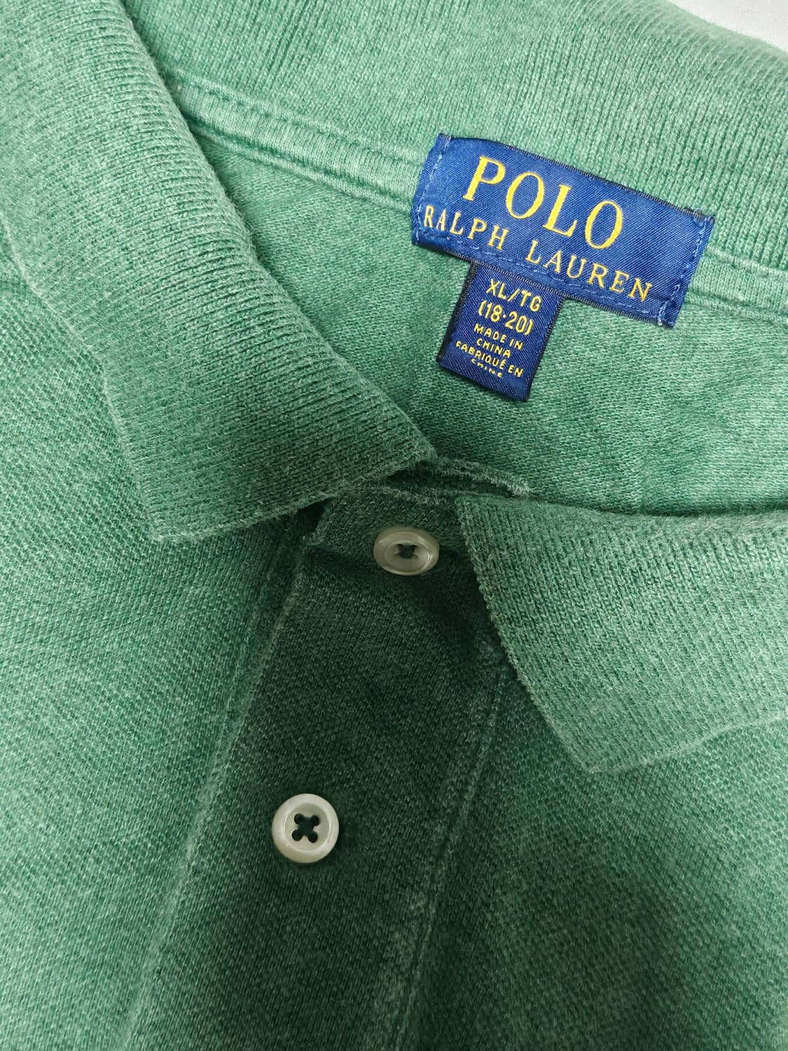 폴로랄프로렌 빅포니 카라티 카라티셔츠 그린 M 상품이미지3
