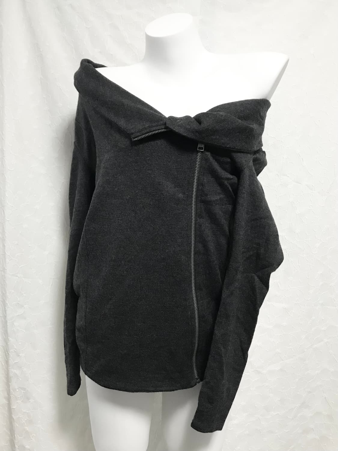 빈티지 헬무트랭깔 사선 지퍼 울 집업 가디건 상품이미지7