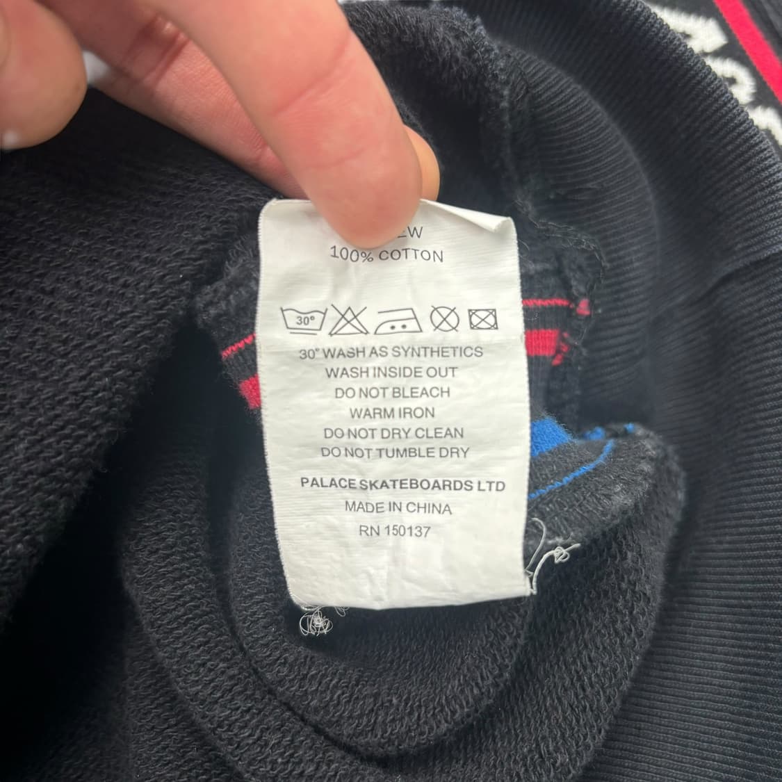 19ss 팔라스 사이드 라인 넥 로고 스웻셔츠 L 상품이미지9