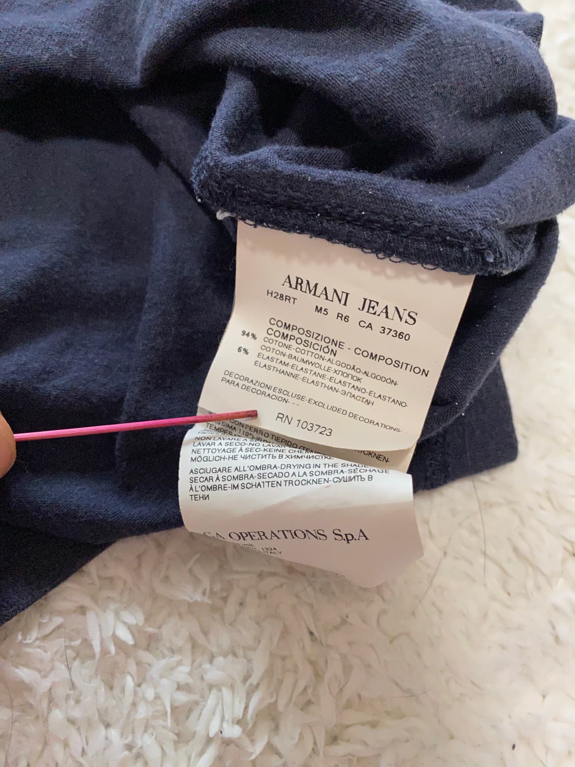 Armani 반팔 L 상품이미지3