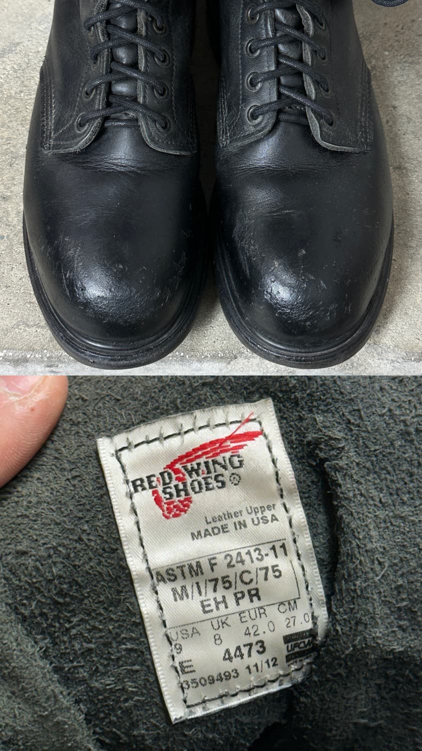 OG USA Made 레드윙 4473 파이어파이터 부츠 상품이미지9