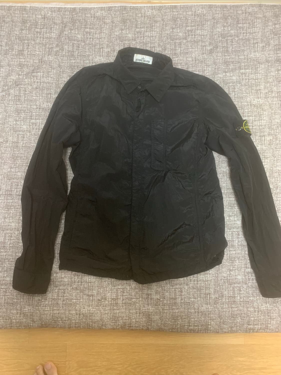 스톤아일랜드 나일론메탈 셔츠 블랙 M 상품이미지1