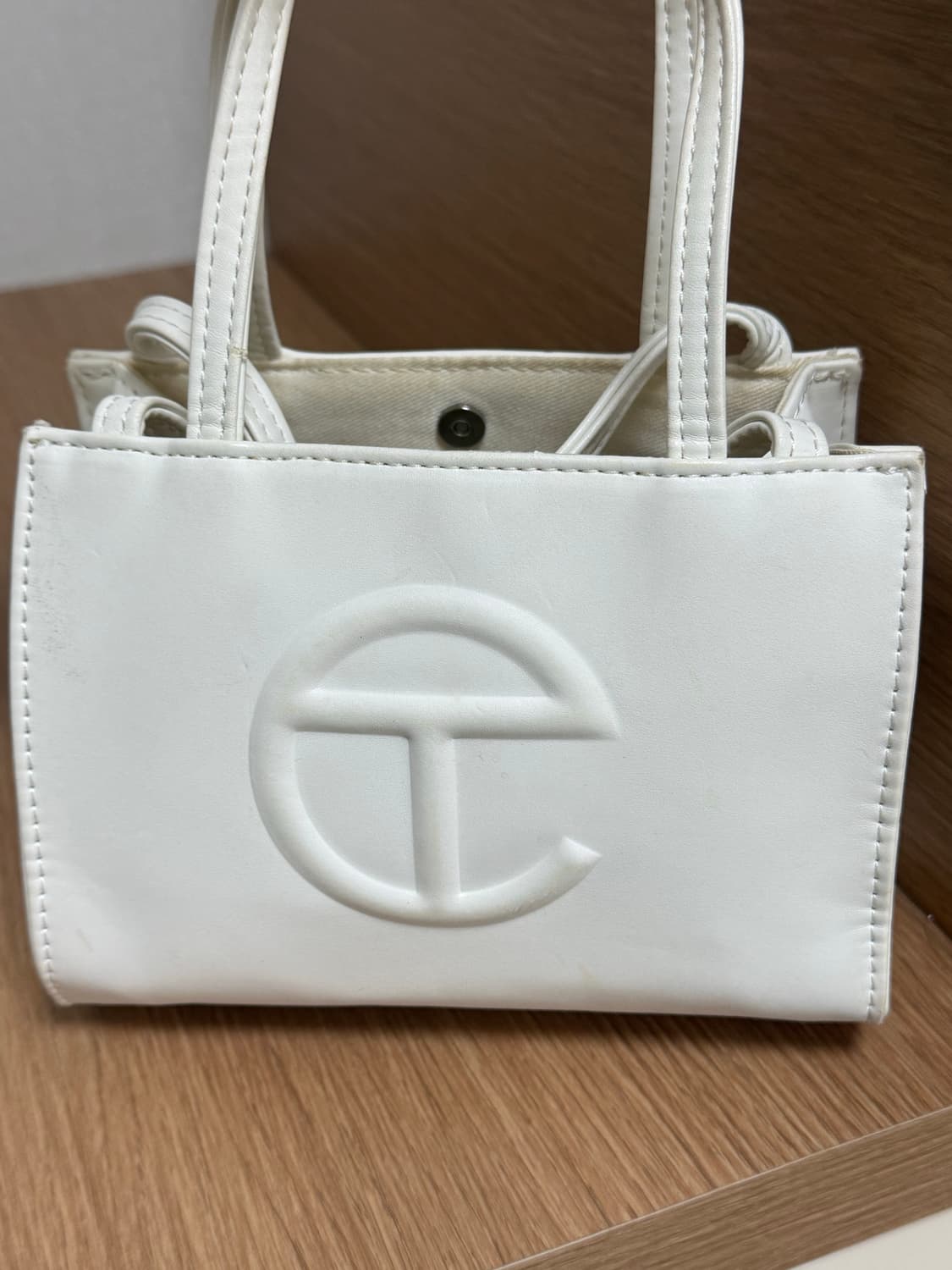 텔파(Telfar) 스몰 쇼핑백 (화이트) 상품이미지1