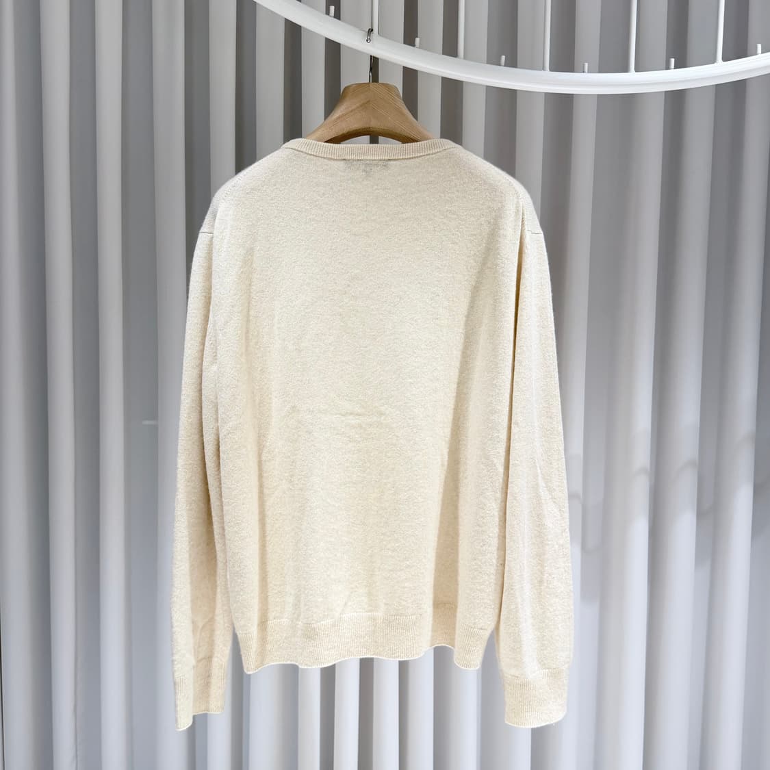 6 / 로로피아나 캐시미어 아이보리 니트 상품이미지5