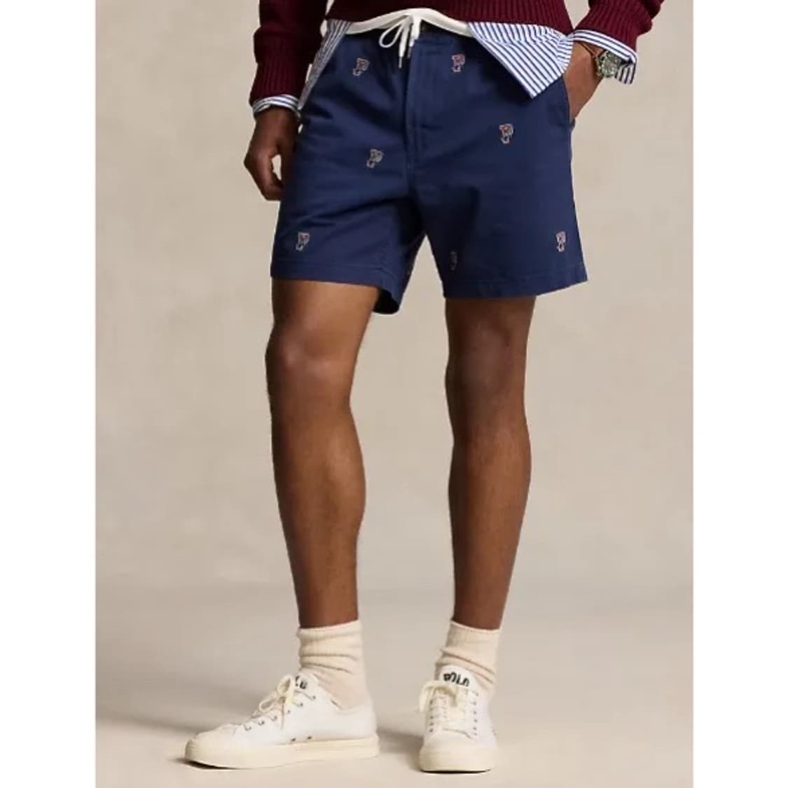 폴로 랄프로렌 프렙스터 P윙 엠브로이디드 밴딩 하프팬츠 반바지(신형QR) 상품이미지2