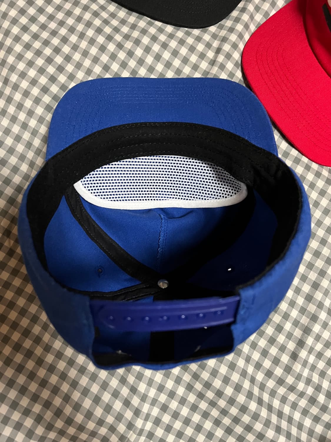 슈프림 언더라인 스냅백 블루 상품이미지3