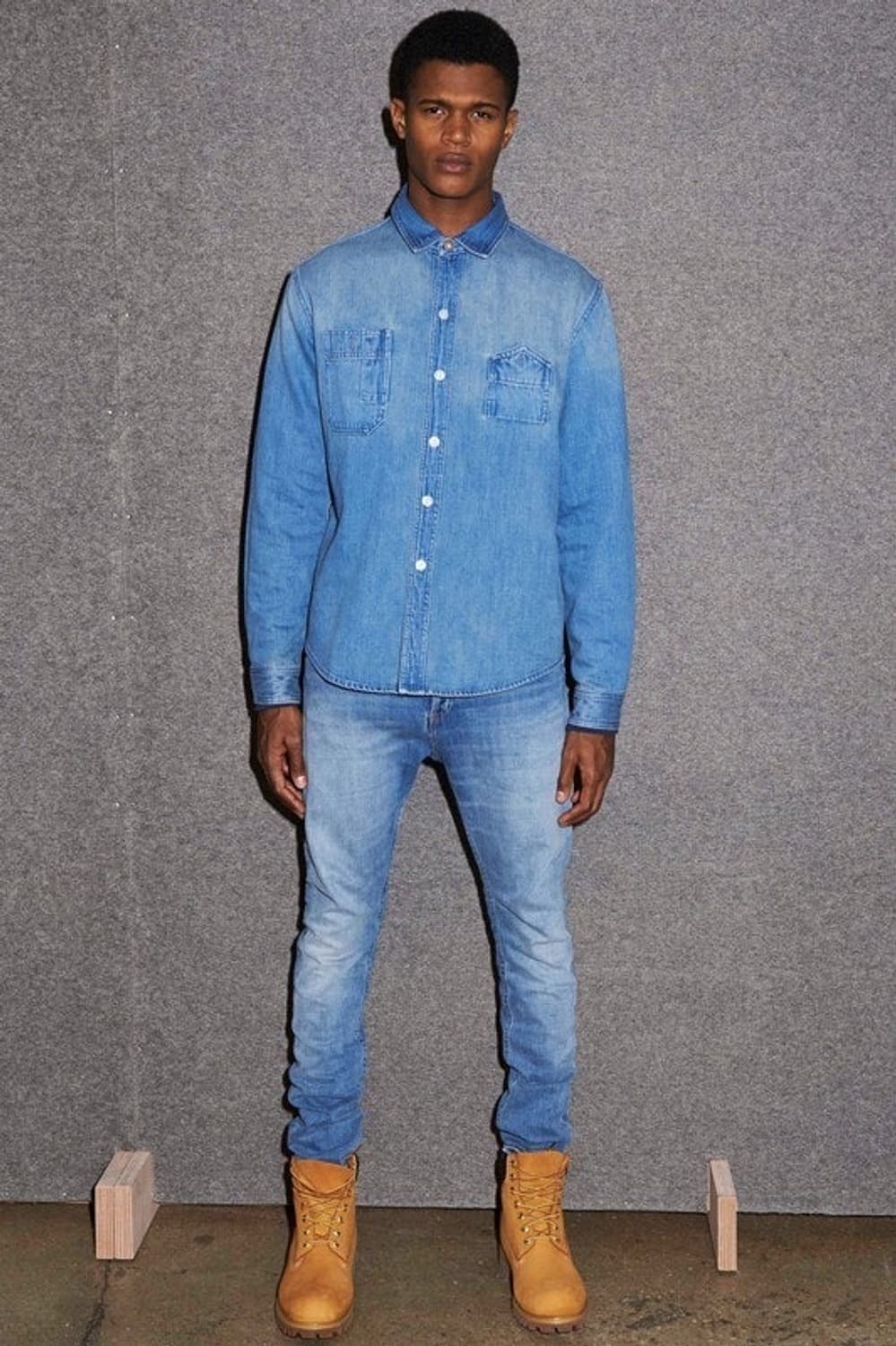 아페쎄 칸예 데님셔츠  상품이미지2