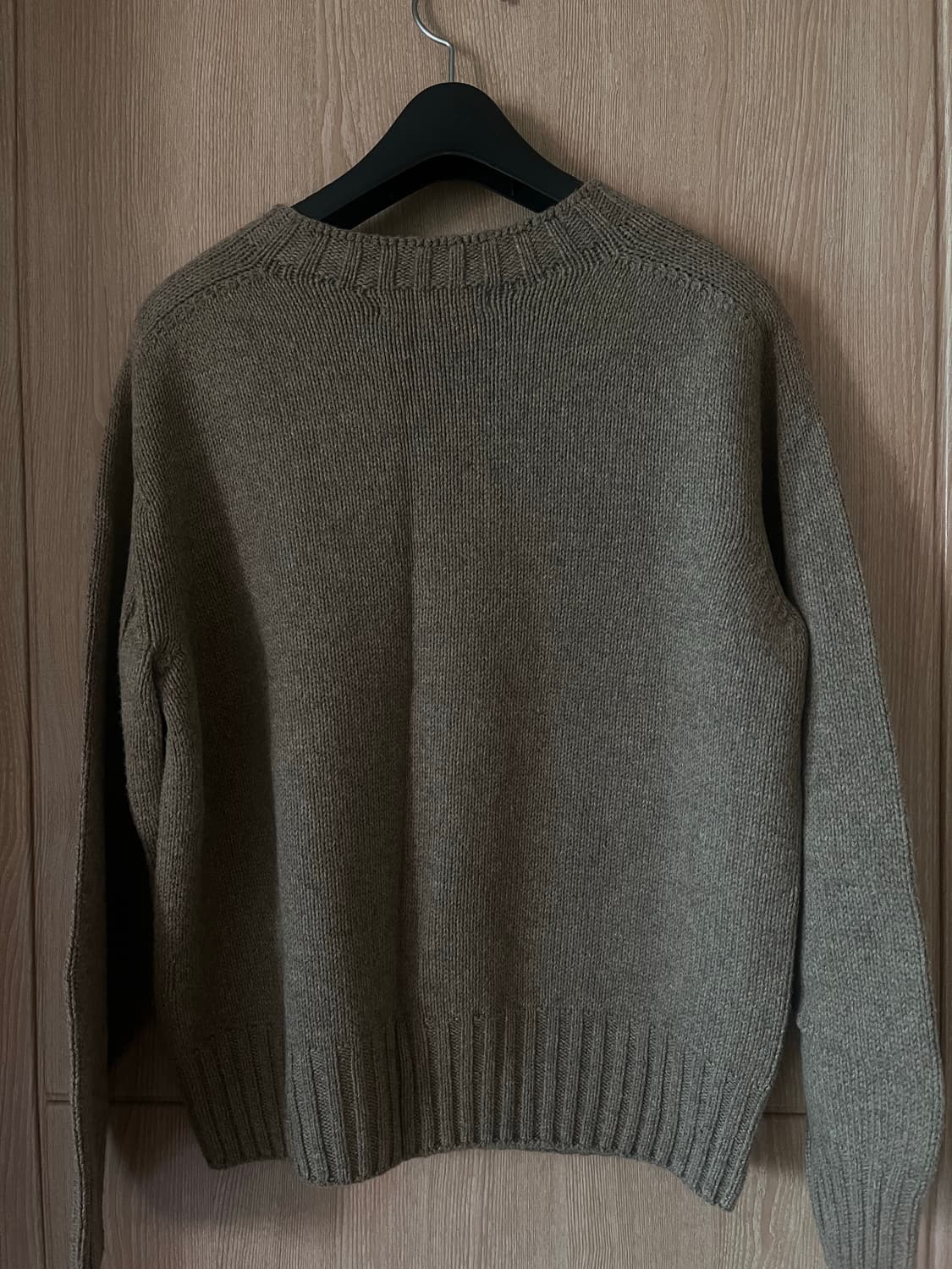 낫띵리튼 홀가먼트 크루넥니트 warmwood 상품이미지5