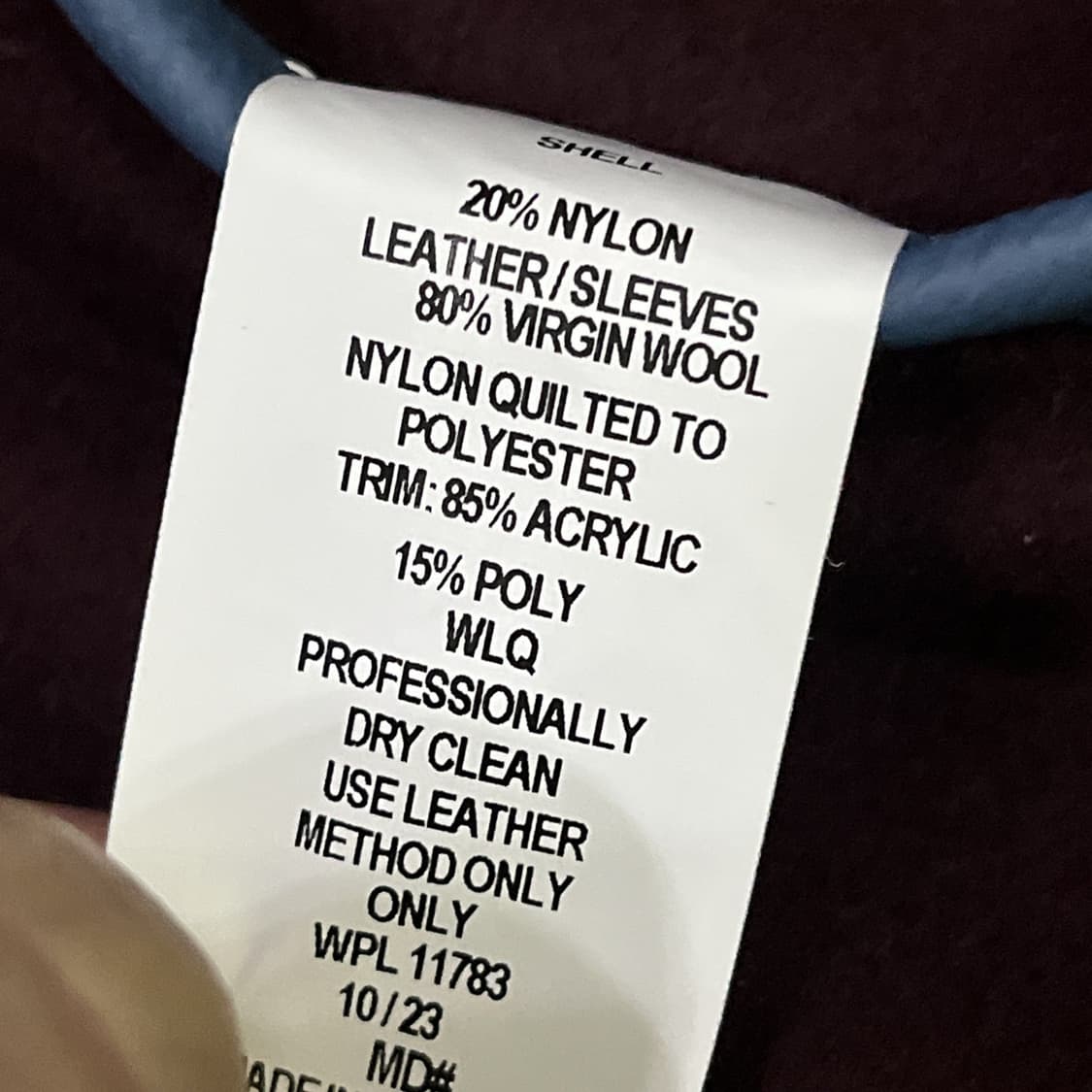 할로웨이 울 레더 바시티 자켓 상품이미지7