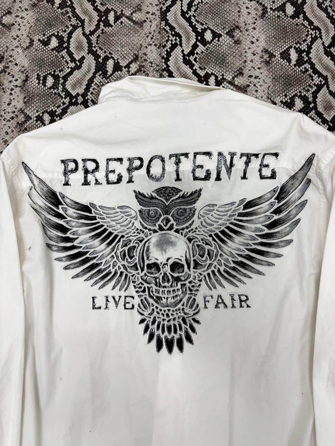“Prepotente” Gothic Back Skull&Wings Pri 상품이미지8