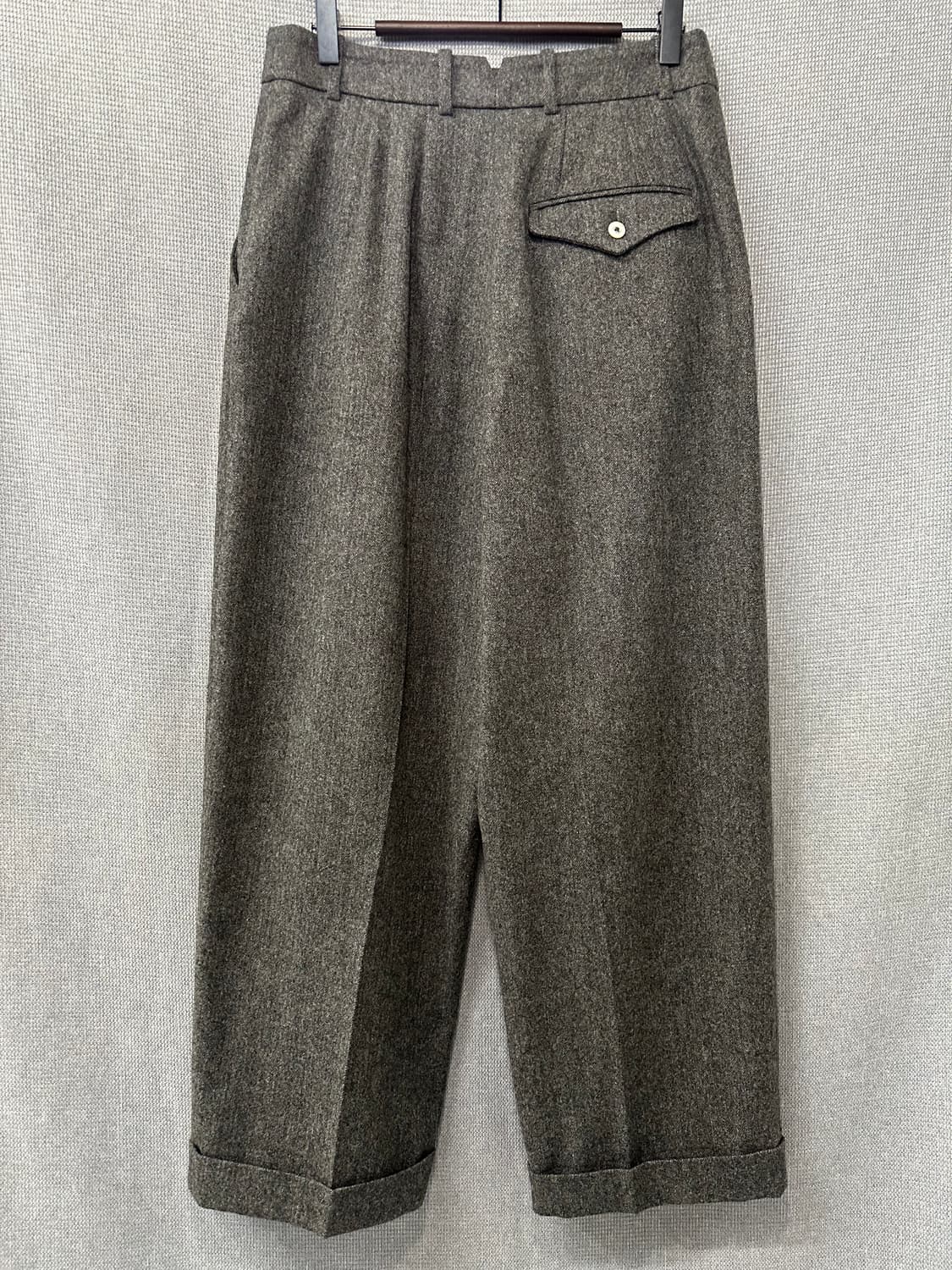 10 Corso Como x ZANINI 헤링본 더블 버튼 와이드 슬랙스 상품이미지2