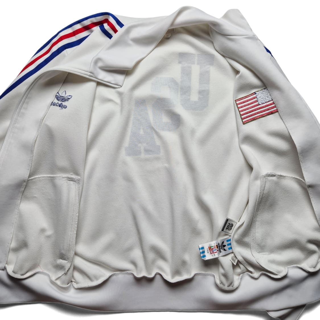 [L] 아디다스 USA 트랙탑 져지 화이트 상품이미지8